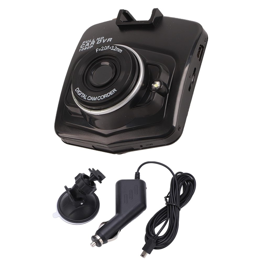 Car Camera Driving Recorder 1080P Loop Recording Night Vision 170 Degree DVR Dash Camera 360 Degree Rotation