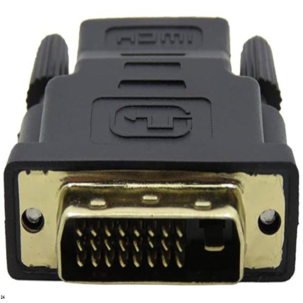 Kyper USKyper-3488 (1 Pack) HDMI to DVI Adapter - Gold Plated Converter for TV Laptop Desktop and Monitor - PS5 PS4 Xbox