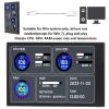 SUNGOOYUE Computer Temp Monitor, 3.5 Inch USB C Temperature Display Customizable Layout Data Monitor for PC CPU HDD Data Monitor view 3