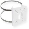ACTi PMAX-0526 Pole Mount, White; for use with Z31, Z33, and Z34 Security Cameras; Supports 2.64" to 5" Poles view 1