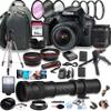 anon EOS 4000D (Rebel T100) DSLR Camera w/EF-S 18-55mm F/3.5-5.6 Zoom Lens + 420-800mm Super Telephoto Lens + 100S Sling Backpack + 64GB Memory Cards, Professional Photo Bundle (Renewed) view 1
