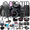 Canon EOS Rebel T100 DSLR Camera w/EF-S 18-55mm F/3.5-5.6 Zoom Lens + 75-300mm F/4-5.6 III Lens+ 64GB Memory Cards, Professional Photo Bundle (42pc Bundle) (Renewed) view 1