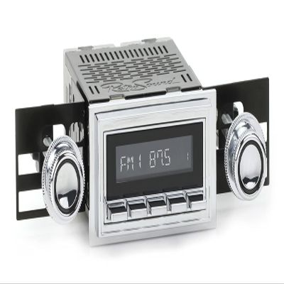 RetroRadio Compatible with 1967-68 Ford Mustang Features Include Bluetooth, USB, AM/FM HC-M2-126-08-77F1