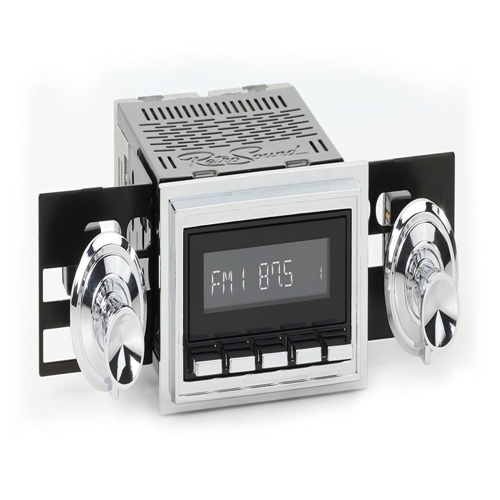 RetroRadio Compatible with 1961-62 Chevrolet Biscayne Features Include Bluetooth, HD, SiriusXM Ready, AM/FM LBC-M4-126-09-79C3