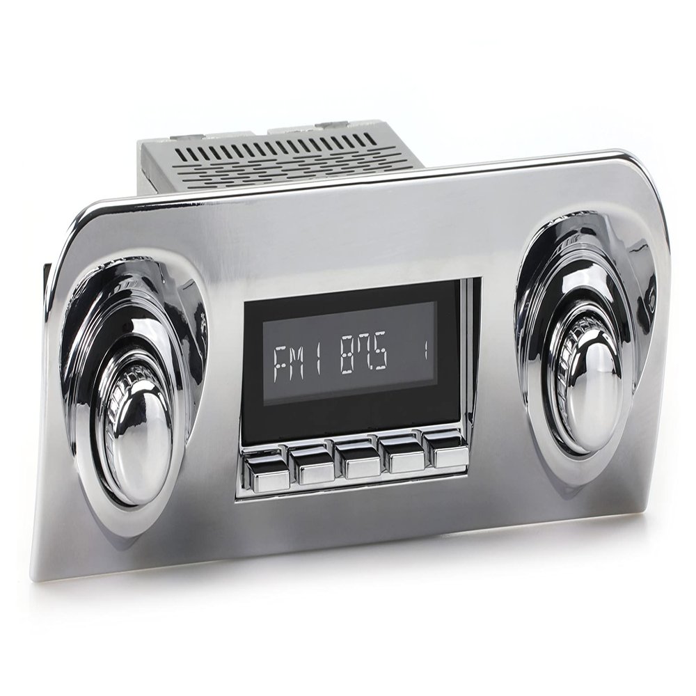 RetroRadio Compatible with 1959-60 Chevrolet El Camino Features Include Bluetooth, USB, AM/FM HC-M2-109-06P-76PC1