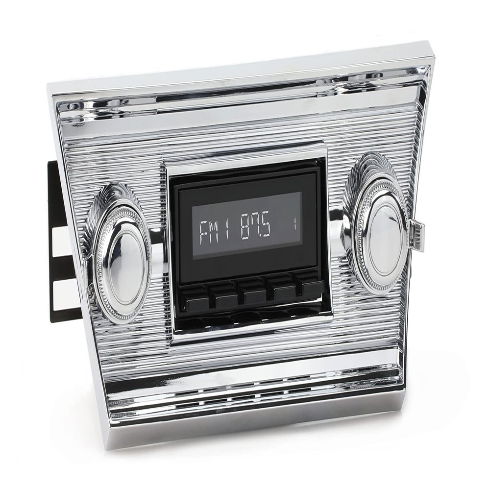 RetroRadio Compatible with 1966-67 Chevrolet Chevelle Features Include Bluetooth, HD, SiriusXM Ready, AM/FM LB-M4-01113-03-73C