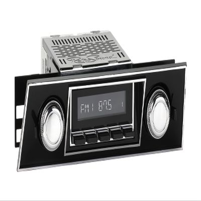 RetroRadio Compatible with 1967-68 Chevrolet Camaro Features Include Bluetooth, HD, SiriusXM Ready, AM/FM LCB-M4-401-03-93C