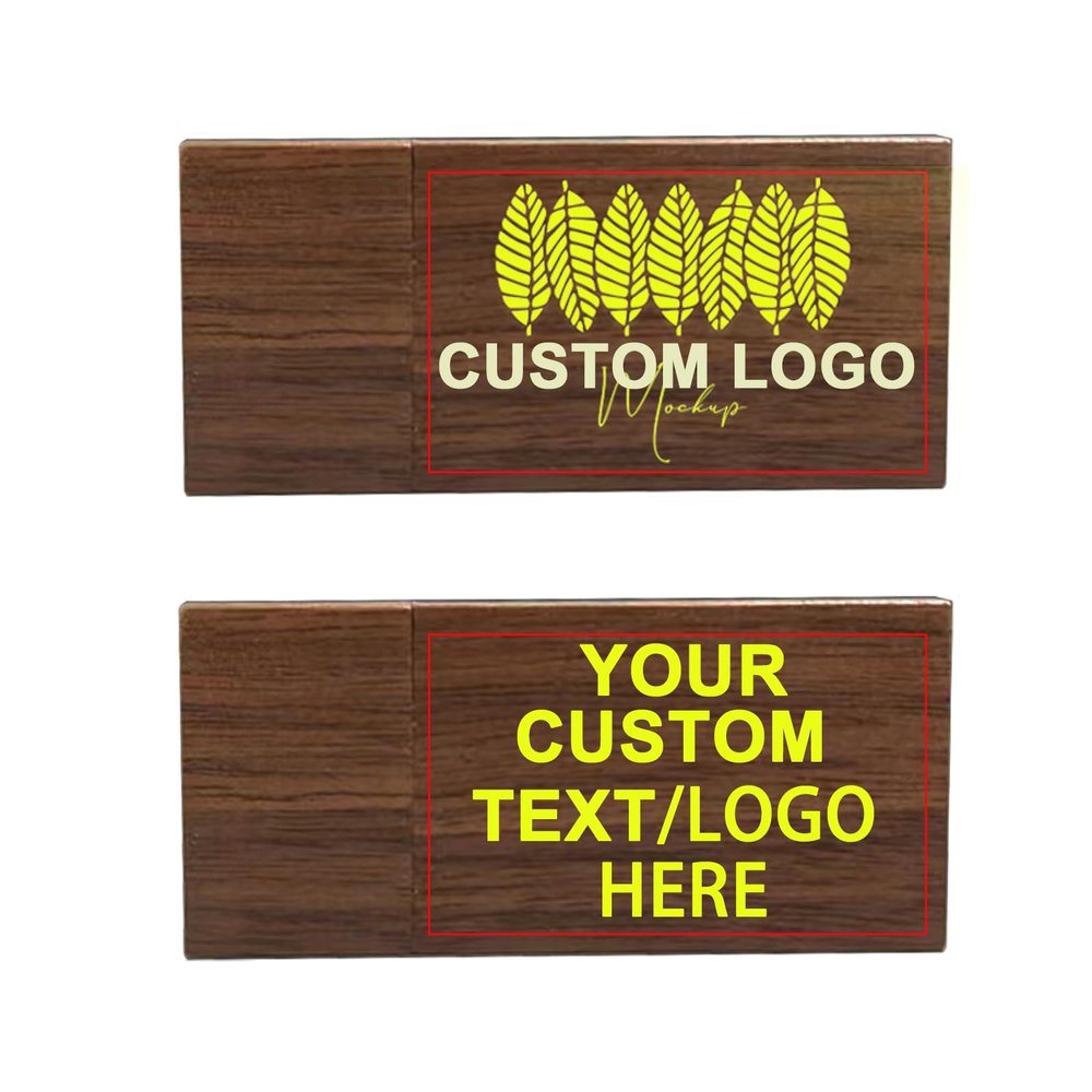 32GB USB Flash Drive Custom Wood Thumb Drives Personalized USB Memory Stick 2.0 50Pack Walnut Jump Drive Pendrive for Data Storage Ideal Gift for Birthday/Anniversary/Wedding/Photographer
