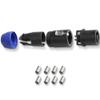 MEIRIYFA 8 Pole Speakon Connector Plug,NL4 Speak-On 8 Pin Male Audio Speaker Twist Lock Plugs and Female Panel Mount Plug Adapter for NL8FC, NL8FX, NLT8X, NL8FC, NL8FX (2Pack) view 2