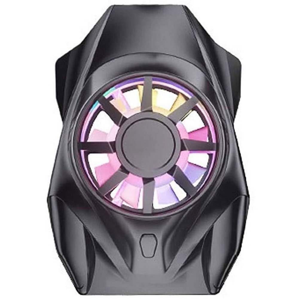 Feilx Mobile Phone Cooler, Cellphone Fan with Retractable Buckle, Game Handle Radiator Mobile Phone Cooler Mini Cooling Fans, for Playing Games Watching Videos for Smartphones