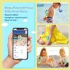 [2 Pack] Silicone Case for Tile Mate Waterproof, Kids Bracelet Tile Mate Holder Case Cover Compatible with Tile Mate (2022), Adjustable Hidden Tile Mate Bracelet for Kids/Teen/Elderly (Purple+Yellow) view 4