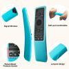 2 Pack Remote Cover for Samsung, Silicone Protective Case for Samsung Smart TV Remote Controller BN59 Series Shockproof Anti-Slip Remote Case Glow in The Dark (Glow Green + Blue) view 4