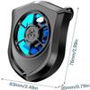 Feilx Phone Cooler, Phone Radiator with Suction Cup & Hurricane Cooling, Cell Phone Radiator, Phone Semiconductor Cooling Fan for Mobile Gaming, Video Streaming for Smartphones view 2