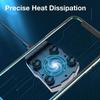 Feilx Phone Cooler, Phone Radiator with Suction Cup & Hurricane Cooling, Cell Phone Radiator, Phone Semiconductor Cooling Fan for Mobile Gaming, Video Streaming for Smartphones view 4