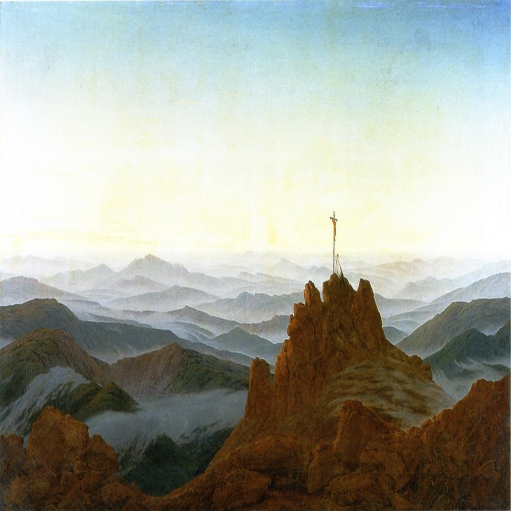 Caspar D Friedrich : Morning in the Giant Mountains : Archival Quality Art Print