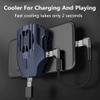 Feilx Mobile Phone Cooling Fan for Gaming, 3-Speed Mobile Game Cooler Case Radiator, Portable Semiconductor Cooling Heatsink Fan for Gaming, Live Streaming for Smartphones view 3