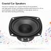 400W Car Speakers External Magnetic Type Coaxial 4in Loudspeakers for Car Truck, Black view 4