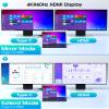 BYEASY Surface Pro 9 Docking Station, 6-in-2 USB-C Hub with 4K@60Hz HDMI, 100W PD Charging, 1000M Ethernet LAN, 2 USB 3.0 Ports, and TF Card Reader - Designed for Surface Pro 9 view 3