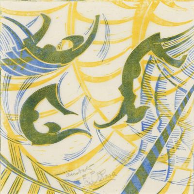 Cyril Powers : Acrobats : Archival Quality Art Print