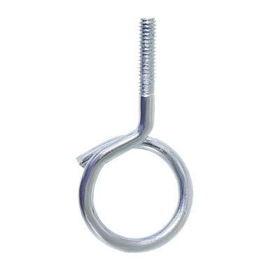 NIDAYE 1/4"-20 Machine Threaded Bridle Rings, 1-1/4" Diameter Heavy Duty Cable & Wire Support, Hangers for Low Voltage Cable Management/Phone Lines/Ethernet/Coaxial, etc. 100 Pack