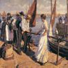 Stanhope Forbes : The Pier Head : 1910 : Archival Quality Art Print view 1