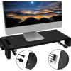 Auto Parts,Monitor Stand Riser Ergonomic Design USB Charging Adjustable Monitor Riser Desk Stand with Storage Drawer view 3