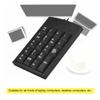 ciciglow USB Numeric Keypad, Portable Mini Numeric Keypad 19 Keys USB Number Pad Number Keyboard for Laptops, Desktop Computers view 3