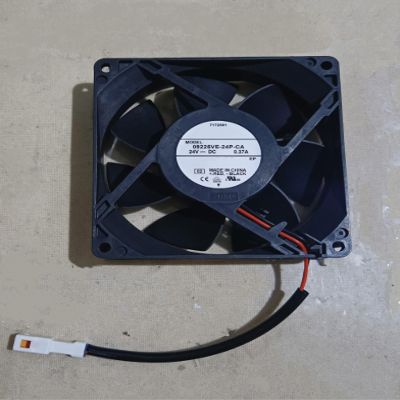 09225VE-24P-CA 92x92x25mm 92mm DC24V 0.37A 2-Wire Inverter Cooling Fan