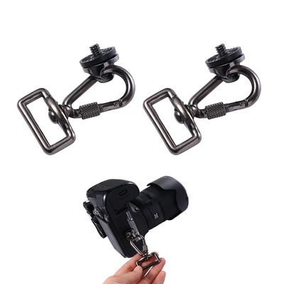 2 Pcs 1/4" Screw Adapter + Connecting Hook Camera Bags Hook Camera Accessories Strap Hook Belt Hook Camera Strap Accessories For SLR/DSLR