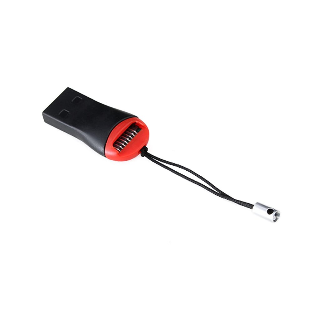 IOOOFU USB 20 Micro SD SDHC- TF Flash Memory Card Reader Mini Adapter TF Reader with Lanyard for Laptop Plastic