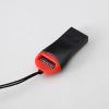 IOOOFU USB 20 Micro SD SDHC- TF Flash Memory Card Reader Mini Adapter TF Reader with Lanyard for Laptop Plastic view 4