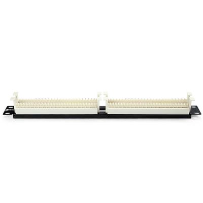 Telephone Patch Panel 100 Pair 110 Voice Patch Panel Network Cabling Organizer 19 inch Rack Mount