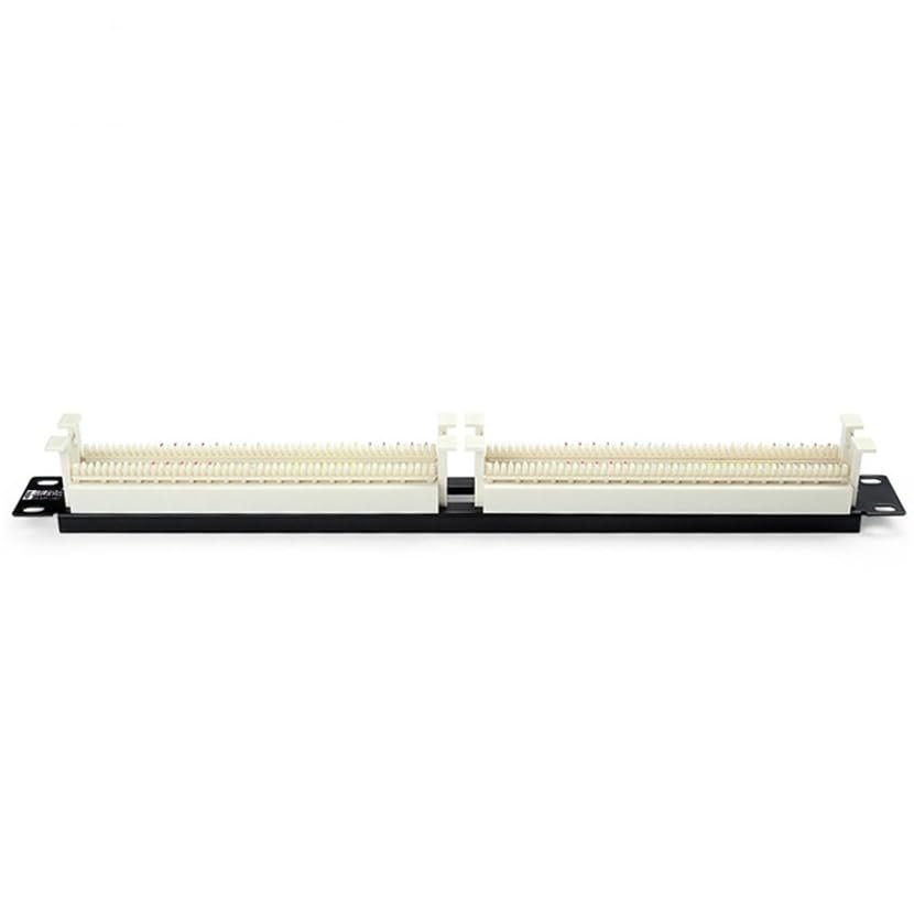 Telephone Patch Panel 100 Pair 110 Voice Patch Panel Network Cabling Organizer 19 inch Rack Mount