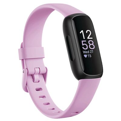 Baaletc Compatible with Fitbit Inspire 3 Bands for Men Women, Soft Silicone Sport Wristband Strap Band Bracelets for Inspire 3, Small Large (purple, Small:5.5"-7.1" Wrist)