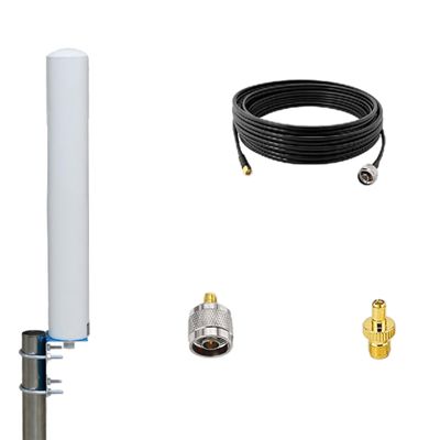 High Gain Omni Directional Antenna 698-2700MHz 18dBi Wide-Band 4G LTE, 5G Modems& WiFi Outdoor Antenna with 16.5ft Cable SMA Male Connector for Verizon AT&T T-Mobile Sprint Cellular 4G LTE Router