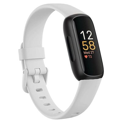 Baaletc Compatible with Fitbit Inspire 3 Bands for Men Women, Soft Silicone Sport Wristband Strap Band Bracelets for Inspire 3, Small Large (white, Small:5.5"-7.1" Wrist)