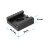 CAMVATE 1/4"-20 Mount to Shoe Adapter V2 (Black) - 3393 view 2