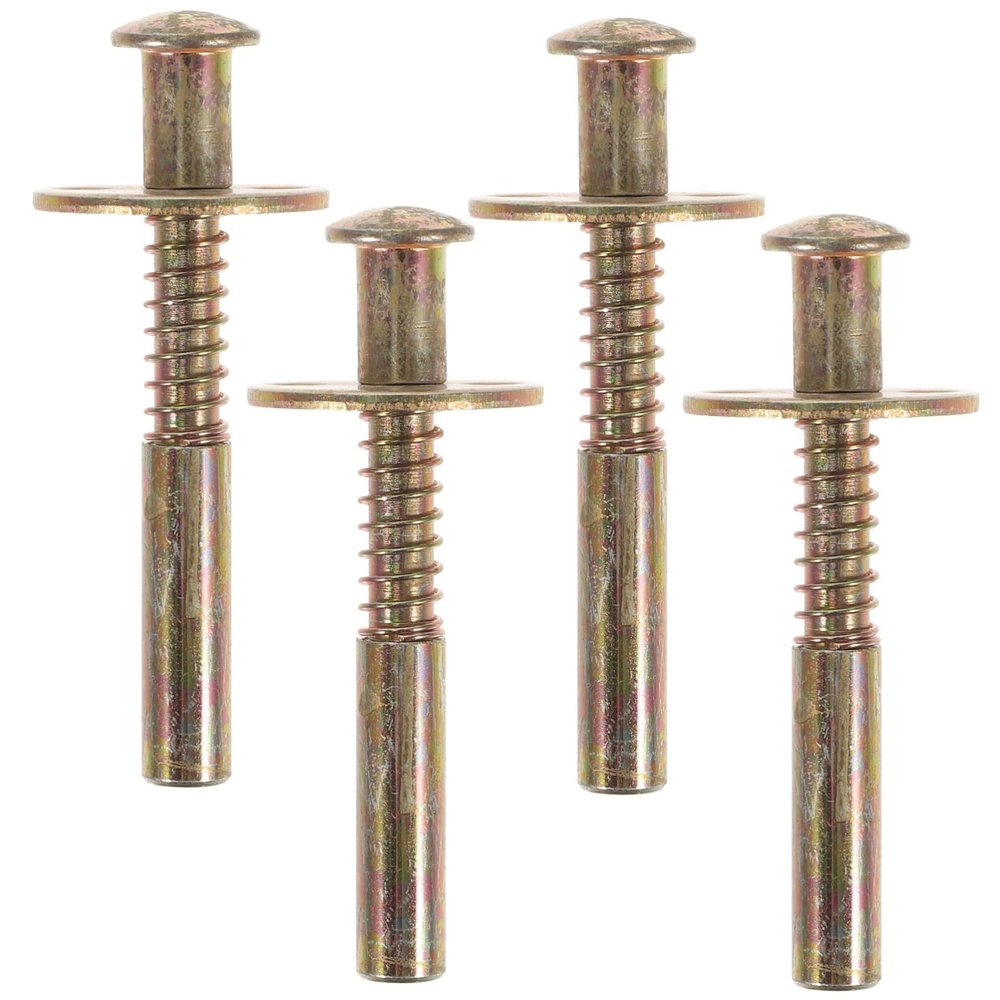 4pcs Spring Loaded Latches for Bed Rails Cabinet Spring Catch Window Screen Pin
