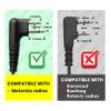 Yolipar CP200D Radio Shoulder Speaker Mic Handheld Microphone with 3.5mm Audio Jack Compatible with Motorola R2 CP100D CP185 CP200 CLS1100 CLS1410 DLR1060 DTR700 RDU4100 RDU4160D view 2