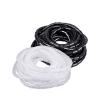 6-30mm Line Winding Pipe Protection Spiral Wrap Cable Wire Protector Cable Sleeve Cover Tube Plastic (Color : White, Size : 8MM_5METERS) view 2