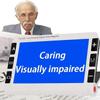 7.0 Inch Portable Digital Magnifier, 5 Million Photos 4G Capacity Memory, 2X-32X Times Zoom 19 Color Modes, for Low Vision People Reading Writing Viewing Maps Books view 1