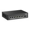 MokerLink 8 Port 2.5G PoE Switch with 10G SFP+ Slot, 8 x 2.5G Base-T Ports Compatible with 10/100/1000Mbps, IEEE8023af/at PoE 135W, Metal Unmanaged Fanless Small Network Switch view 1