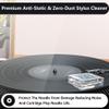 Turntable Stylus Clean Gel - Premium Anti-Static & Zero-Dust Stylus Cleaner, Dirt and Debris Dry Cleaning Mixture for Vinyl Record Player Needle (Square-White) view 2