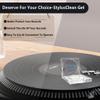 Turntable Stylus Clean Gel - Premium Anti-Static & Zero-Dust Stylus Cleaner, Dirt and Debris Dry Cleaning Mixture for Vinyl Record Player Needle (Square-White) view 3