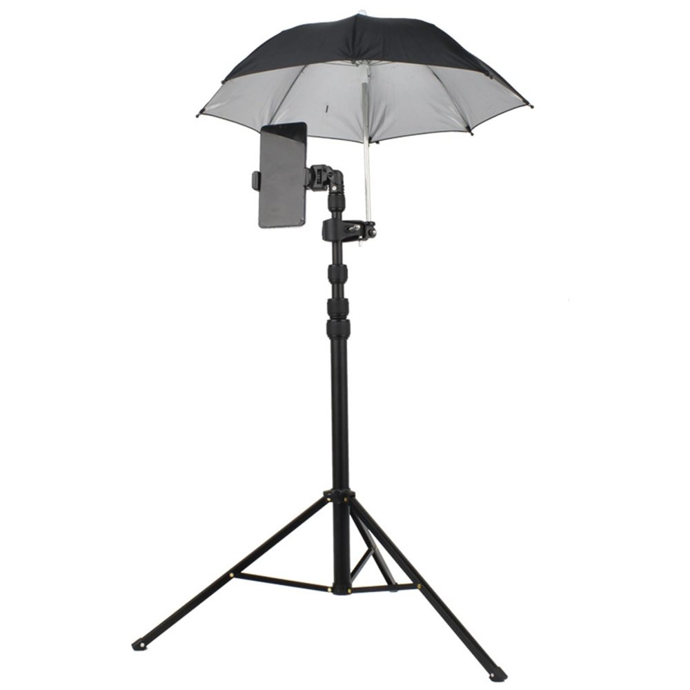 50CM SLR Camera Umbrella, Rainy Day Photography SLR Camera Umbrella Adjustable Rain and Sun Protection Outdoor (Black)Upgraded Version, More Flexible