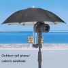 50CM SLR Camera Umbrella, Rainy Day Photography SLR Camera Umbrella Adjustable Rain and Sun Protection Outdoor (Black)Upgraded Version, More Flexible view 2