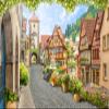 BELECO 9x6ft Fabric German Bavaria Town Street Backdrop for Photography Historic Town of Rothenburg ob der Tauber Background Oktoberfest Bavarian Party Decorations Birthday Photoshoot Studio Props view 3