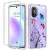 Compatible with Huawei Nova 8 Cover,Compatible with Honor V40 Lite Case 2 in 1 Case Cover SHD view 1