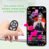 Bluetooth Remote Control App Page Turner, Camera Remote Shutter Selfie Button, Long Distance Control Remote Control Scrolling Ring with Charging Case for Various Cell Phone Systems (Black) view 2