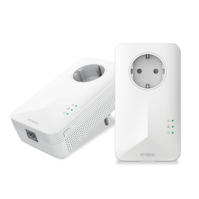 Strong Powerline Adapter, Ethernet, 1000 Mbps, Gigabit, 0.4 kg